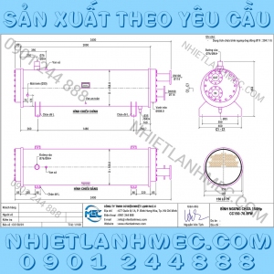 Bình ngưng chứa 150Hp