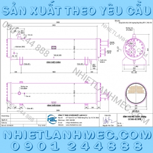 Bình ngưng chứa 180Hp