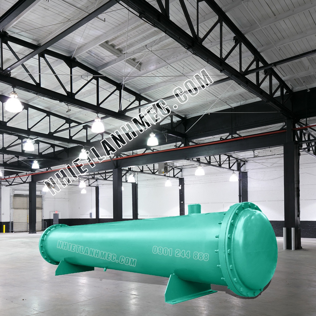 Bình ngưng 190Hp ống đồng phi 19