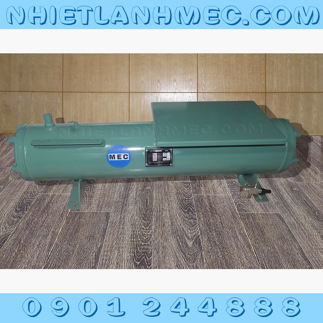 Bình ngưng 35Hp ống đồng phi 16