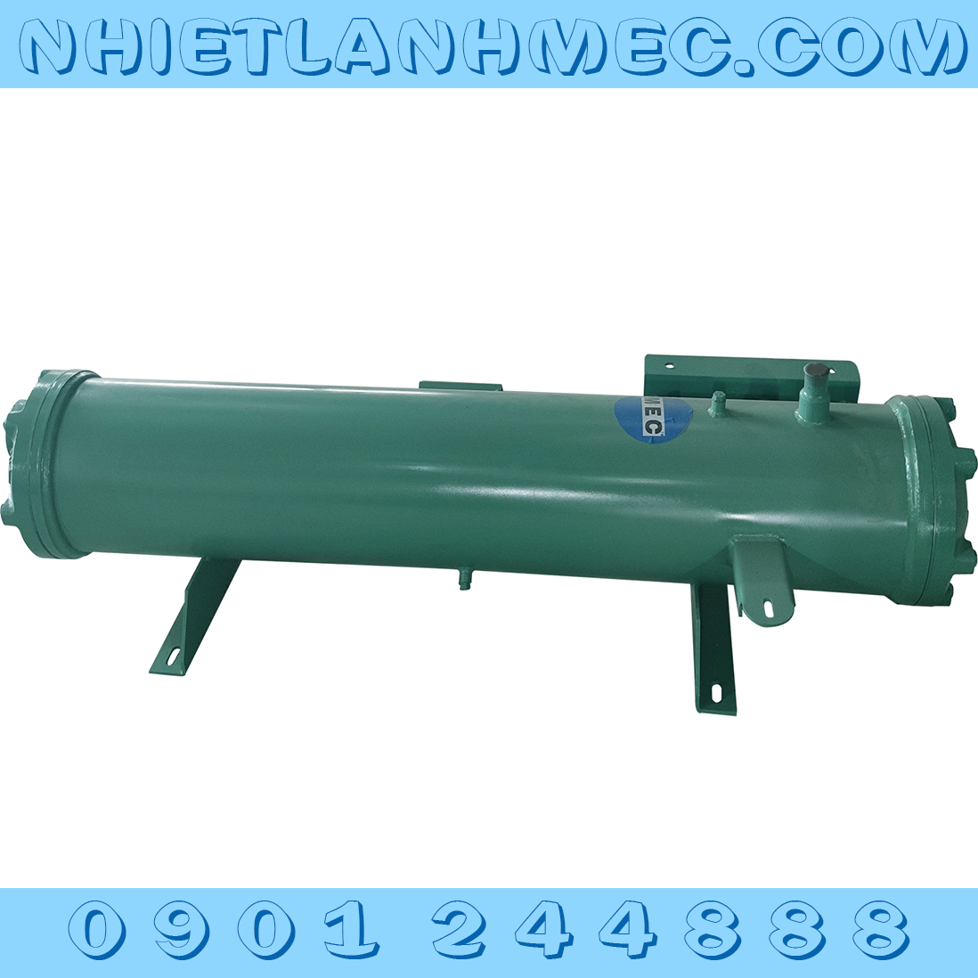 Bình ngưng 60Hp ống đồng phi 16