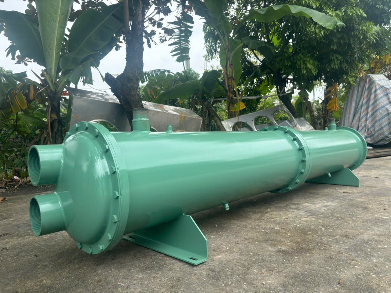 Bình ngưng 325Hp ống đồng phi 19