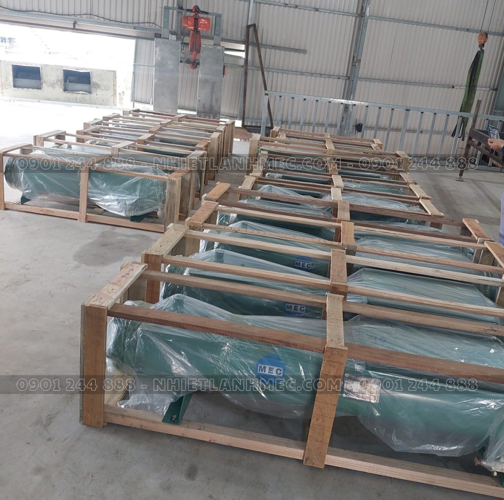 Bình ngưng 40Hp ống đồng phi 19