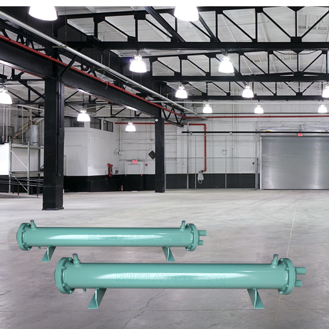 Bình giải nhiệt dầu 100Hp